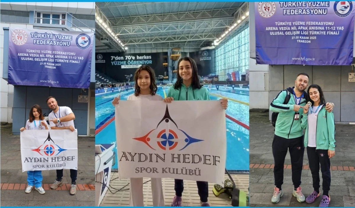 Aydınlı Genç Yüzücüler Türkiye Finallerinde Tarihi Başarıya İmza Attı