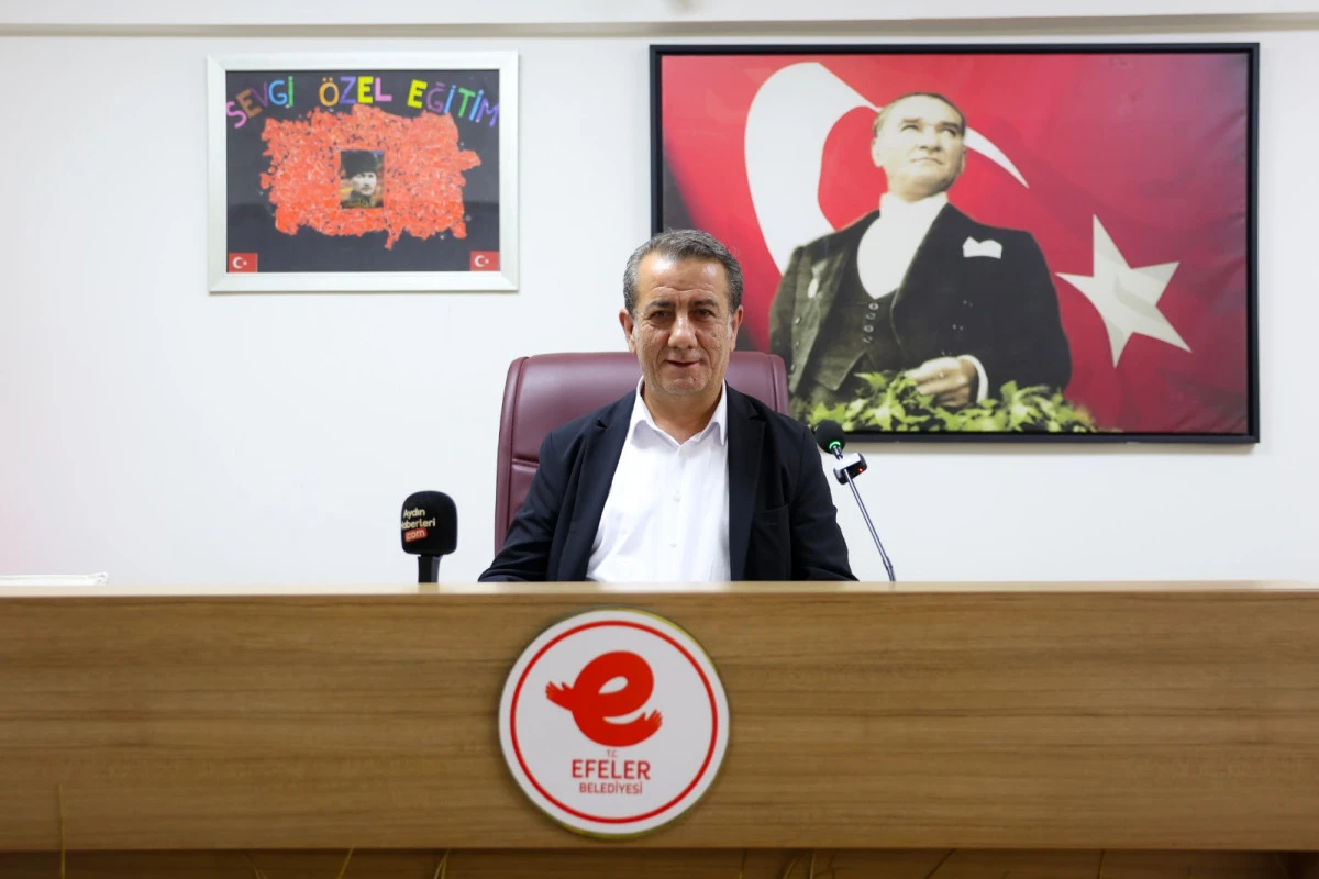 BAŞKAN ANIL YETİŞKİN&rsquo;DEN EFELER&rsquo;E &Ccedil;İFTE DESTEK