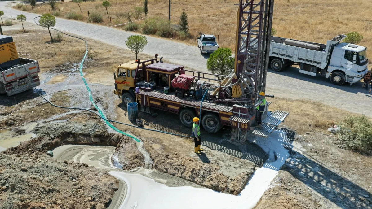 BAŞKAN &Ccedil;ER&Ccedil;İOĞLU AYDIN&rsquo;IN SU KAYNAKLARINI G&Uuml;&Ccedil;LENDİREN YATIRIMLARINI S&Uuml;RD&Uuml;R&Uuml;YOR