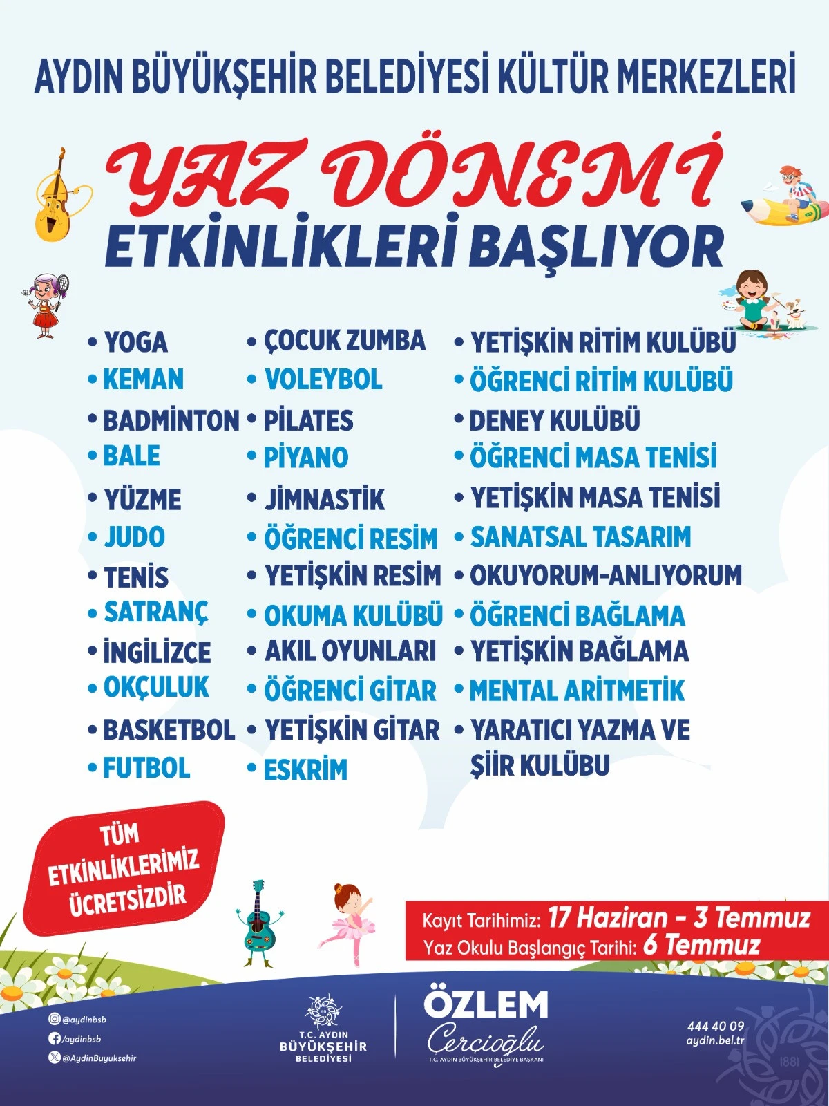 BAŞKAN &Ccedil;ER&Ccedil;İOĞLU İLE AYDINLI &Ccedil;OCUKLAR YAZ TATİLİNDE EĞLENİRKEN &Ouml;ĞRENECEK