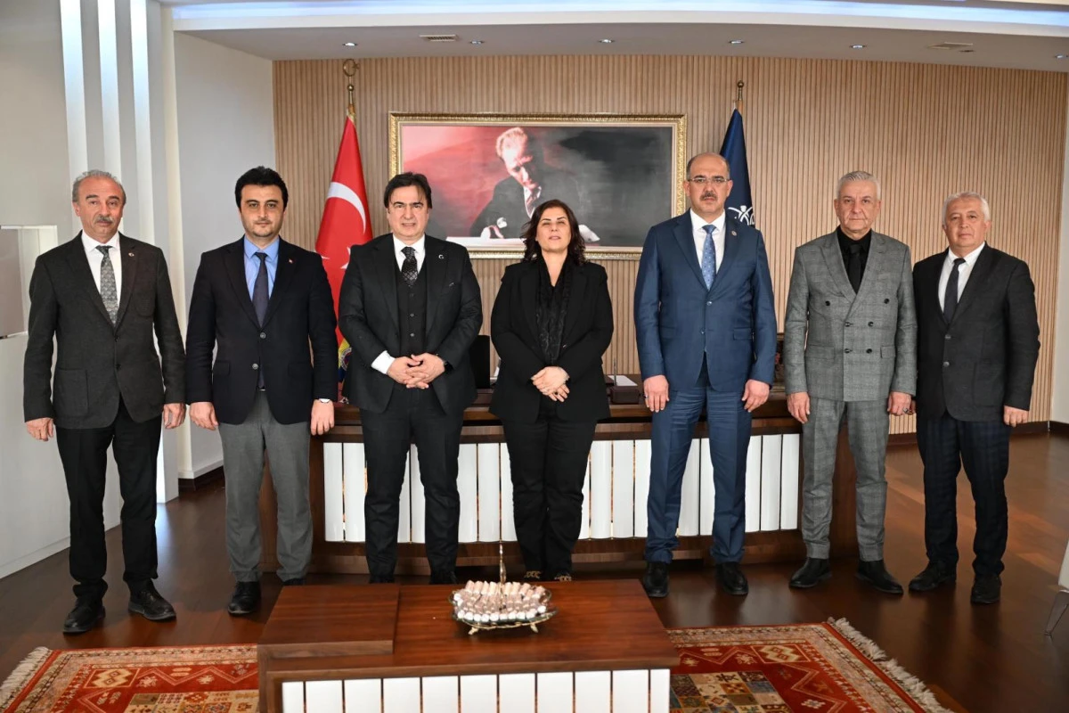 BAŞKAN &Ccedil;ER&Ccedil;İOĞLU&rsquo;NA TCDD GENEL M&Uuml;D&Uuml;RL&Uuml;Ğ&Uuml;&rsquo;NDEN ZİYARET