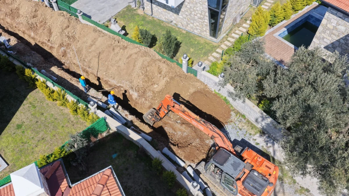 BAŞKAN &Ccedil;ER&Ccedil;İOĞLU'NDAN DAVUTLAR&rsquo;DA ALTYAPI YATIRIMI