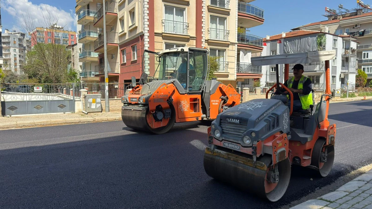  BAŞKAN &Ccedil;ER&Ccedil;İOĞLU&rsquo;NDAN EFELER&rsquo;DE YOL YENİLEME &Ccedil;ALIŞMASI