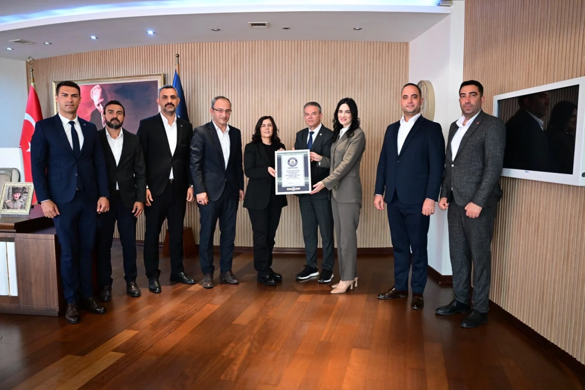 BAŞKAN &Ccedil;ER&Ccedil;İOĞLU&rsquo;NUN DESTEKLERİYLE DİDİM&rsquo;DE GUINNESS  D&Uuml;NYA REKORU KIRILDI