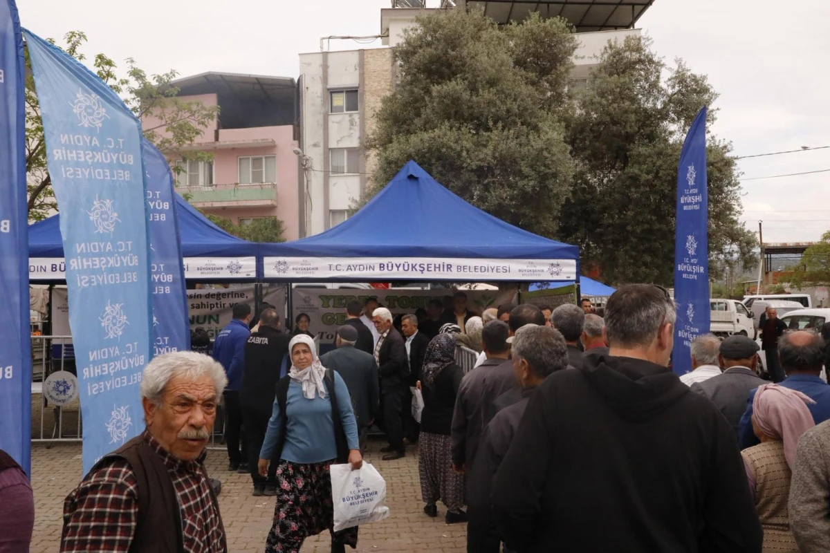 BAŞKAN &Ccedil;ER&Ccedil;İOĞLU&rsquo;NUN &Ouml;NC&Uuml;L&Uuml;Ğ&Uuml;NDE ATA TOHUMLARINDAN &Uuml;RETİLEN FİDELER AYDINLILARA ULAŞTIRILIYOR