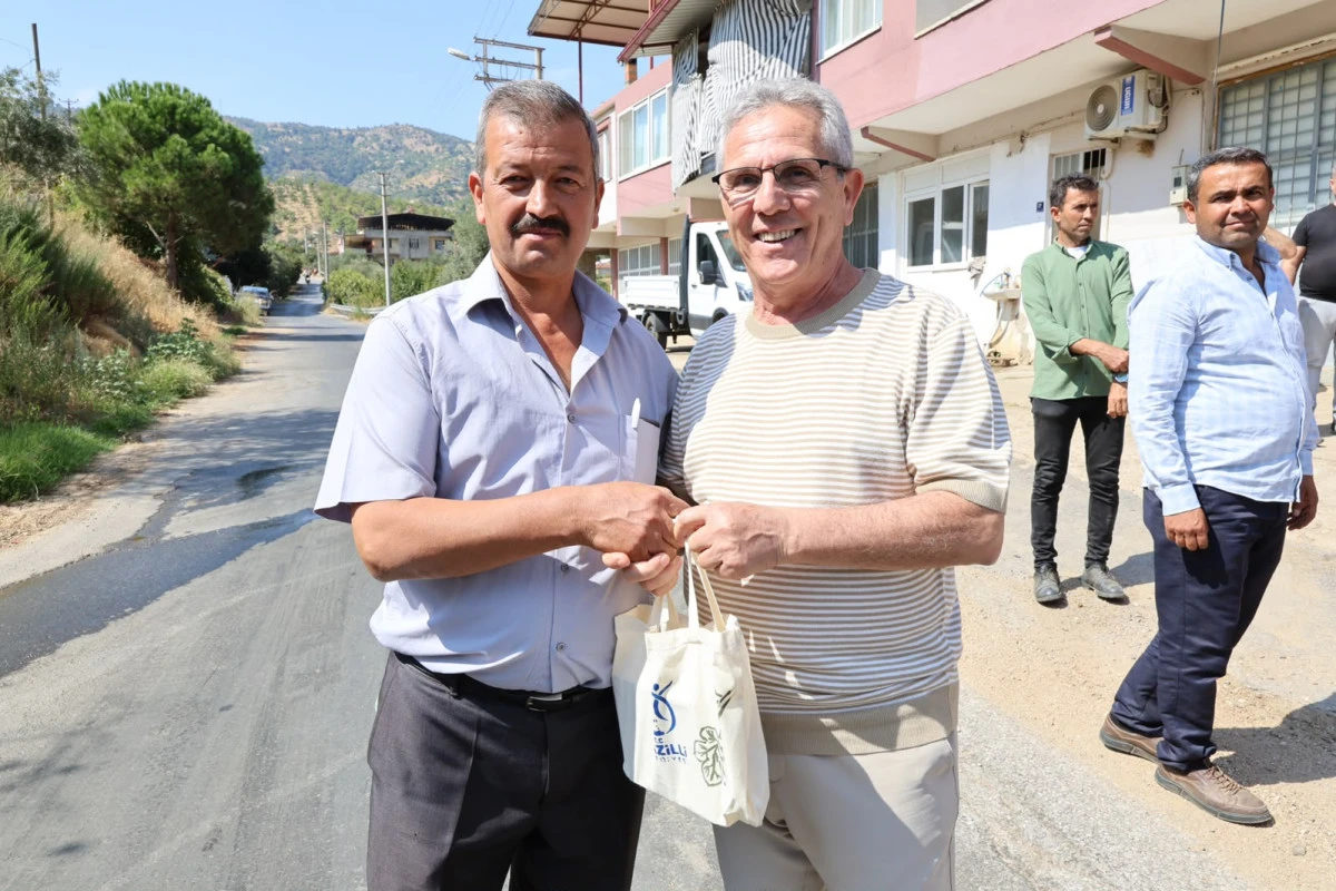 BAŞKAN TETİK &Ccedil;AYLI VE DEREBAŞI MAHALLELERİNDE VATANDAŞLARLA BULUŞTU