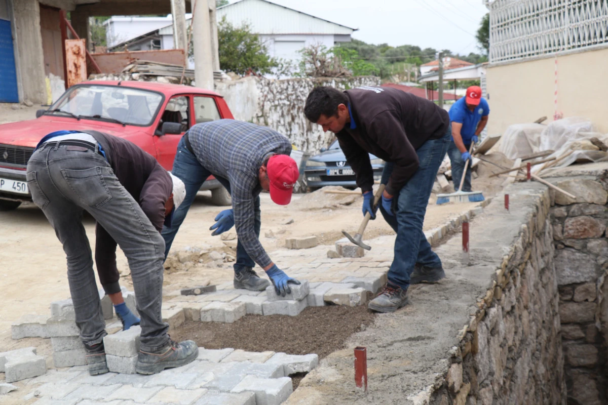Bozdoğan Belediyesi Alamut Mahallesi&rsquo;nde Taş Duvar &Ccedil;alışmasını Tamamladı