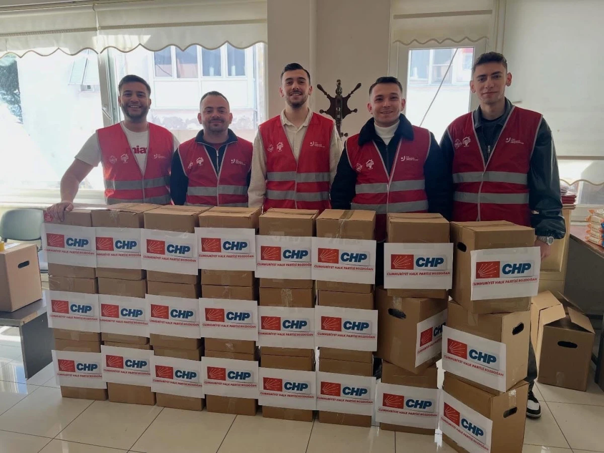 CHP Bozdoğan Gen&ccedil;lik Kolları&rsquo;ndan Ramazan Dayanışması