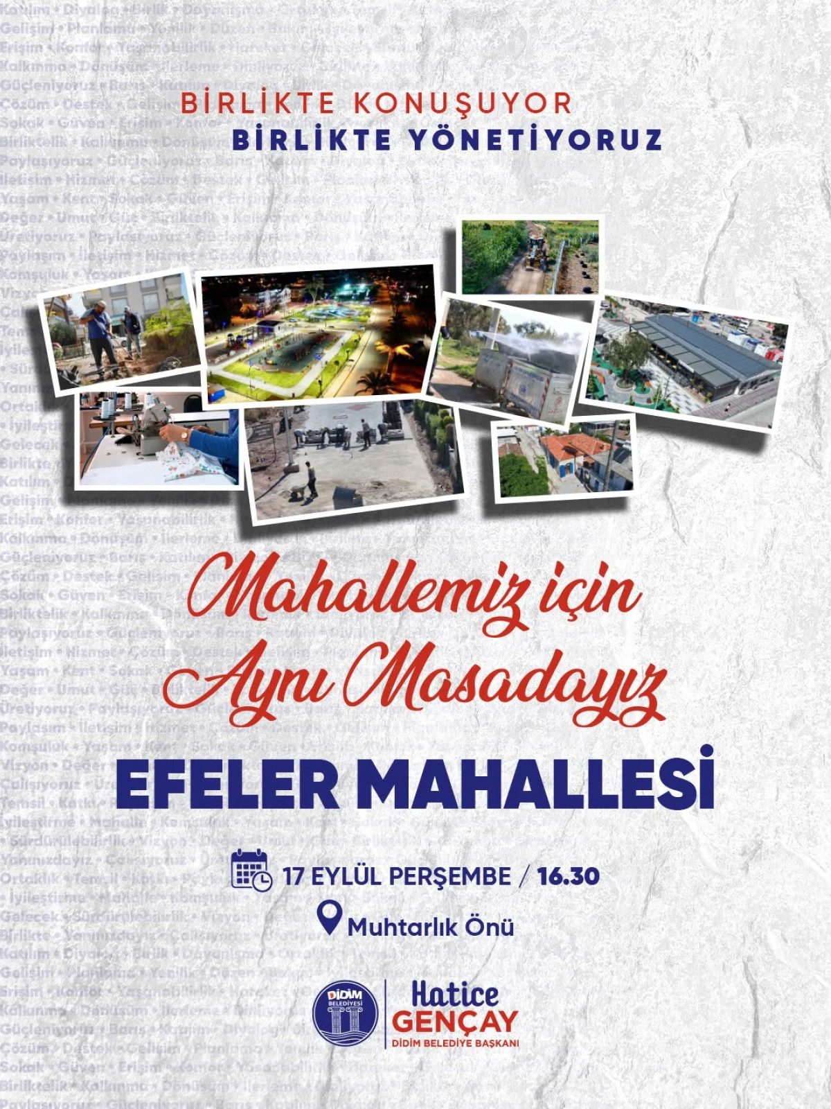 DİDİM BELEDİYESİ, &ldquo;MAHALLEMİZ İ&Ccedil;İN AYNI MASADAYIZ&rdquo; BULUŞMALARIYLA MAHALLE SAKİNLERİYLE BİR ARAYA GELİYOR