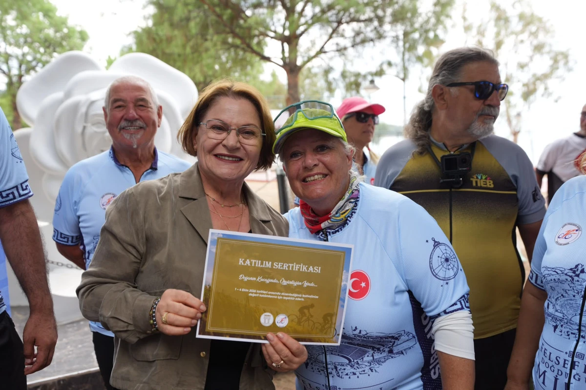 DİDİM BİSİKLET FESTİVALİ RENKLİ G&Ouml;R&Uuml;NT&Uuml;LERLE TAMAMLANDI