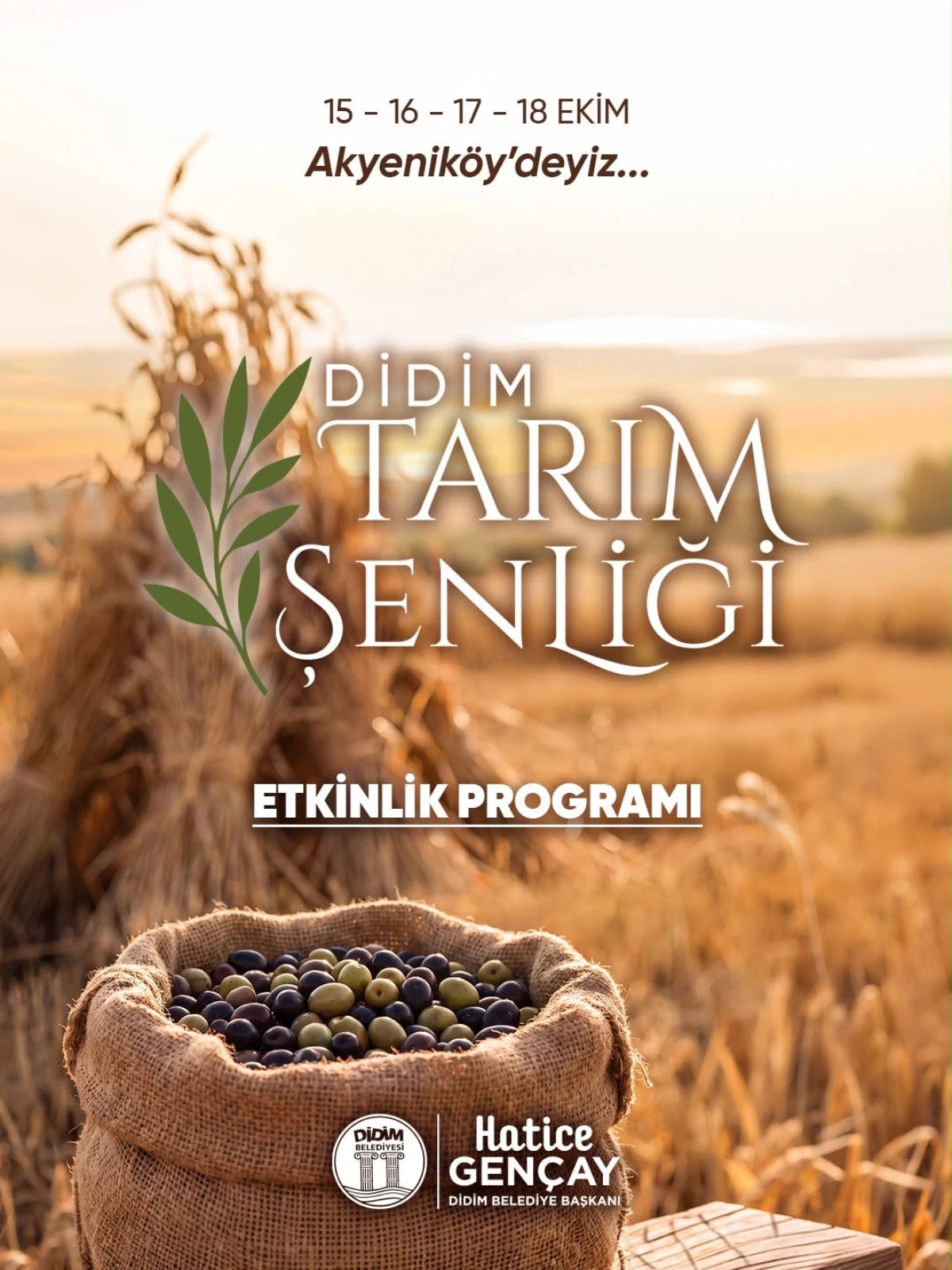 DİDİM TARIM ŞENLİĞİ BAŞLIYOR