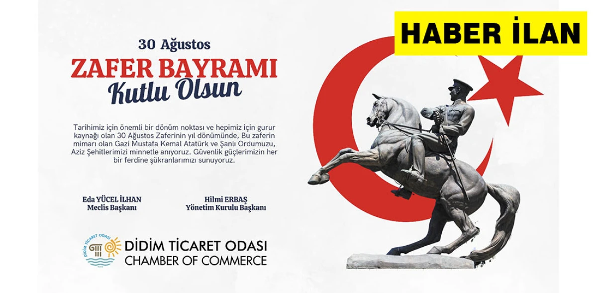 DİDİM TİCARET ODASI 30 Ağustos Zafer Bayramı kutlaması