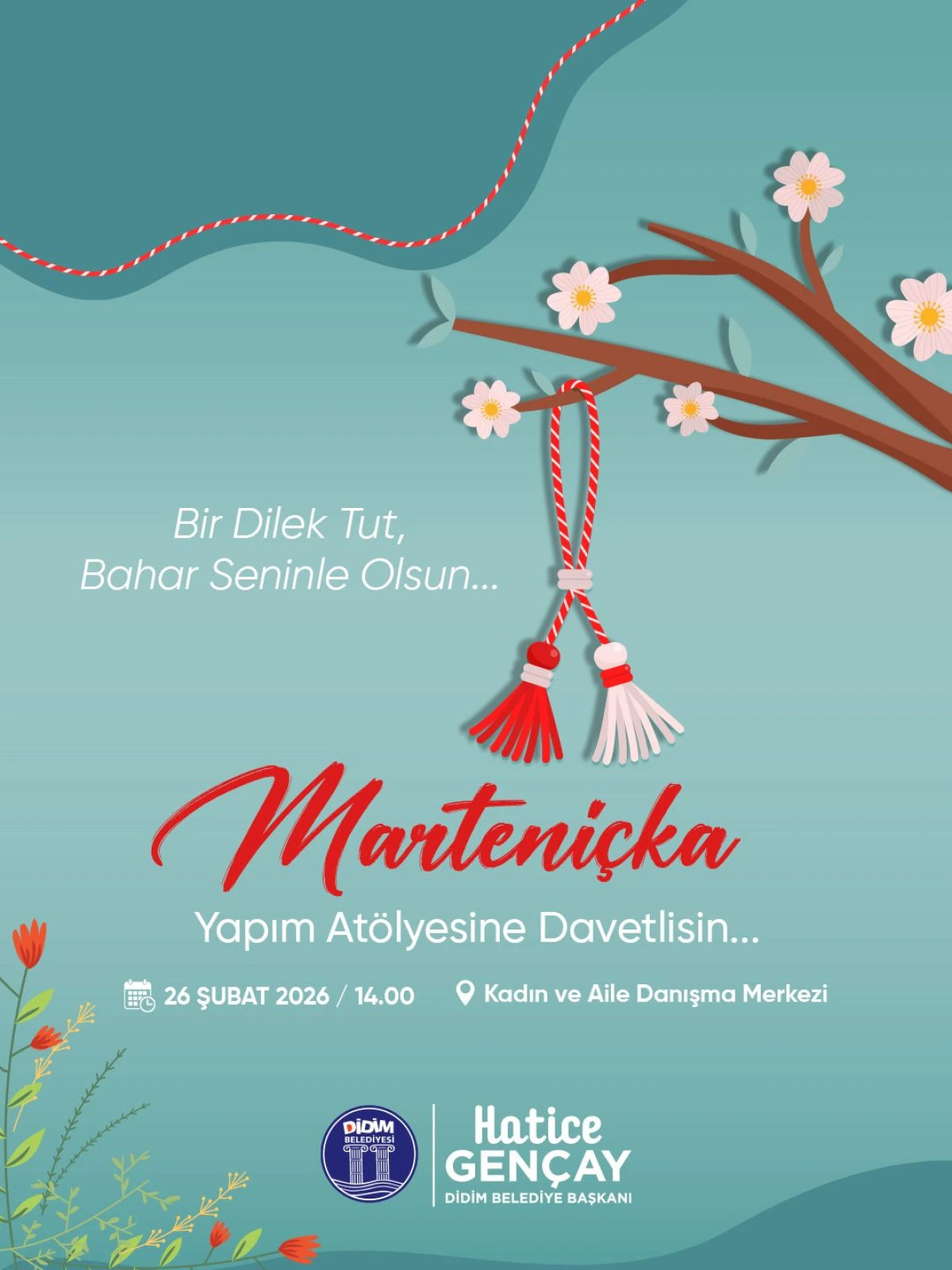 DİDİM&rsquo;DE BAHARIN HABERCİSİ MARTENİ&Ccedil;KA GELENEĞİ, DİDİM BELEDİYESİ ETKİNLİĞİYLE YAŞATILACAK