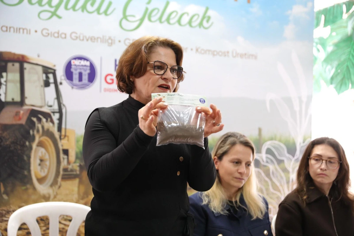 DİDİM&rsquo;DE &Ccedil;İFT&Ccedil;İLERE S&Uuml;RD&Uuml;R&Uuml;LEBİLİR TARIM EĞİTİMİ VERİLDİ