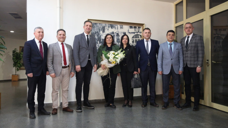 SERBEST MUHASEBECİ VE MALİ MÜŞAVİRLERDEN BAŞKAN ÇERÇİOĞLU'NA ZİYARET