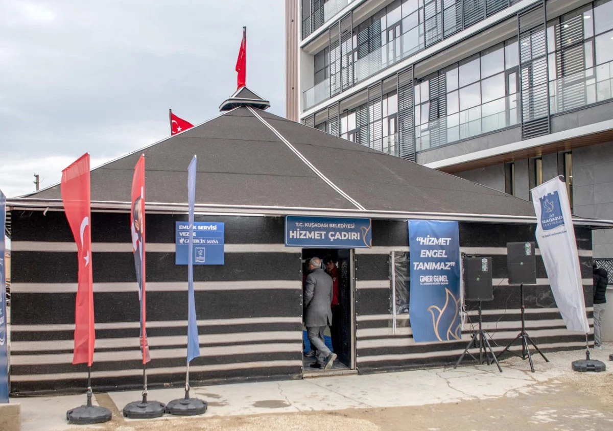 KUŞADASI BELEDİYESİ&rsquo;NİN Y&Ouml;R&Uuml;K HİZMET &Ccedil;ADIRINDA T&Uuml;M İŞLEMLER KOLAYLIKLA YAPILIYOR