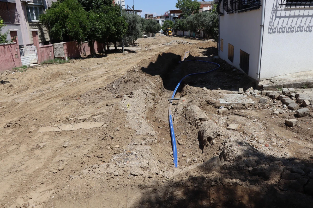 Nazilli Belediyesi Yıldıztepe&rsquo;de yarım asırlık iyi i&ccedil;me suyu hattını yeniledi
