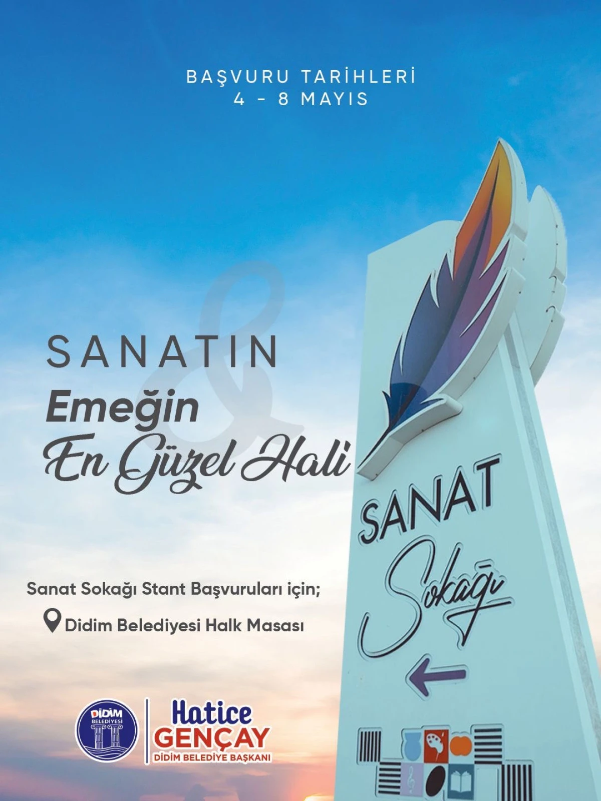 SANATIN VE EMEĞİN BULUŞMA NOKTASI: SANAT SOKAĞI İ&Ccedil;İN BAŞVURULAR BAŞLIYOR 