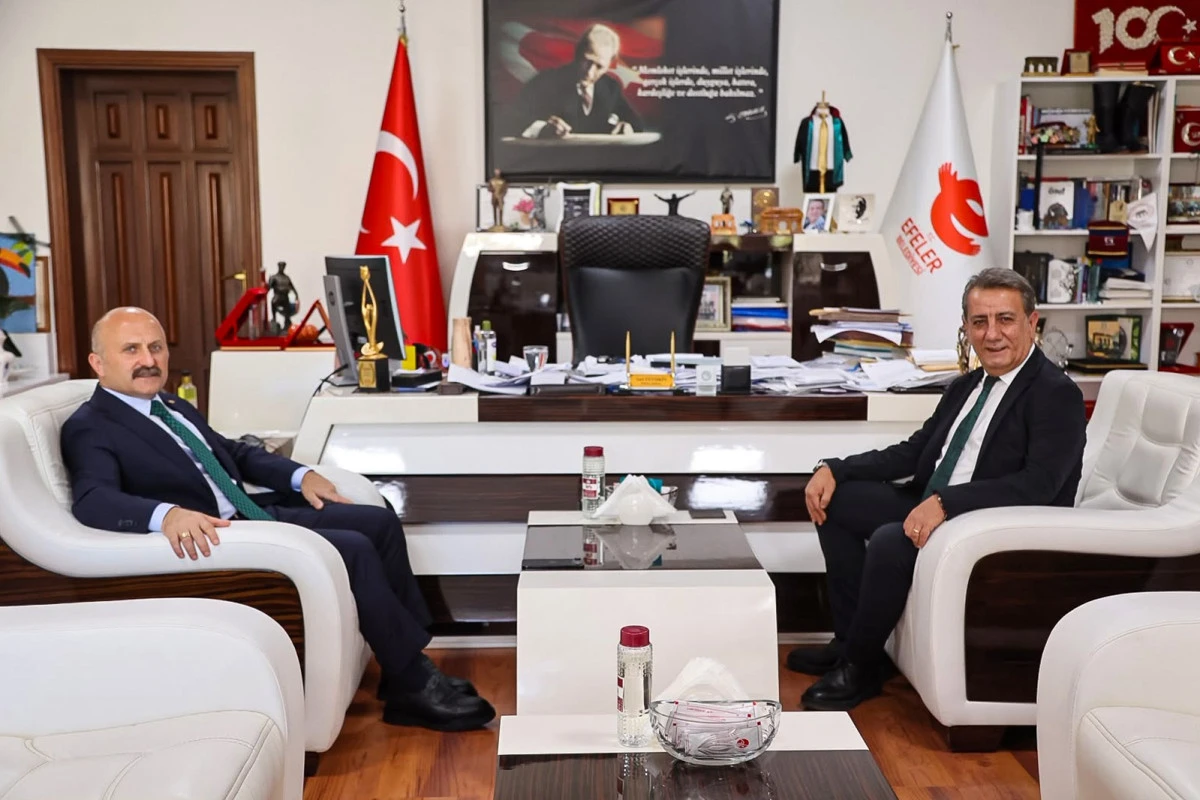 VALİ VAROL'DAN BAŞKAN YETİŞKİN'E NEZAKET ZİYARETİ